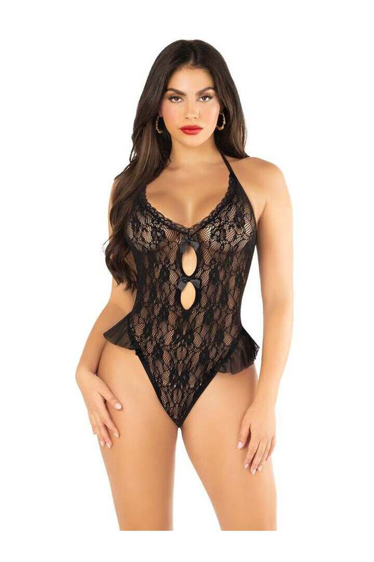 Leg Avenue New Romance Lace Teddy in One Size 