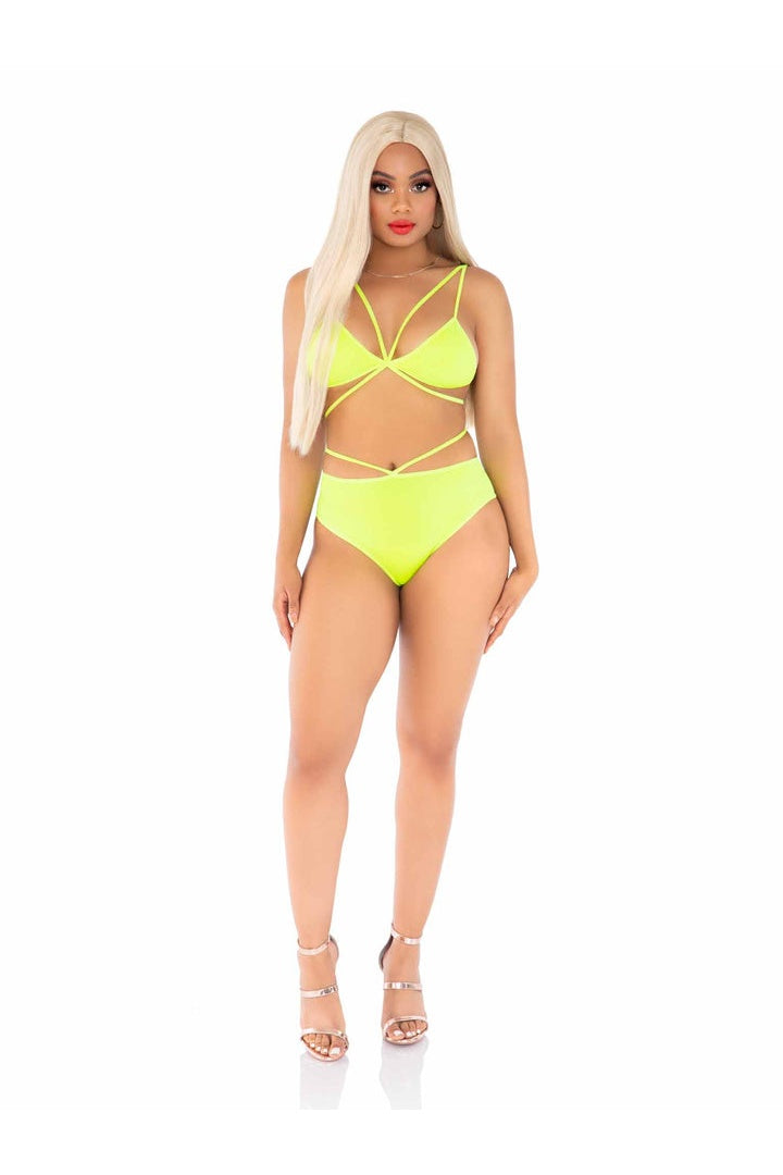 Leg Avenue No Regrets Bra & Panty Set in One Size  2