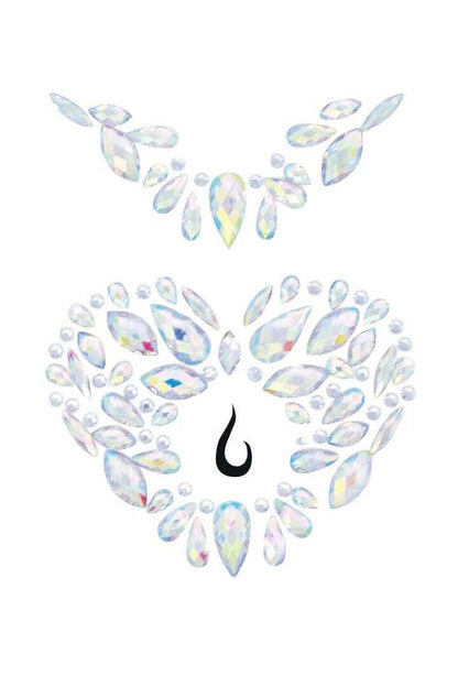 Leg Avenue Novalie Body Jewels Sticker Clear in One Size 