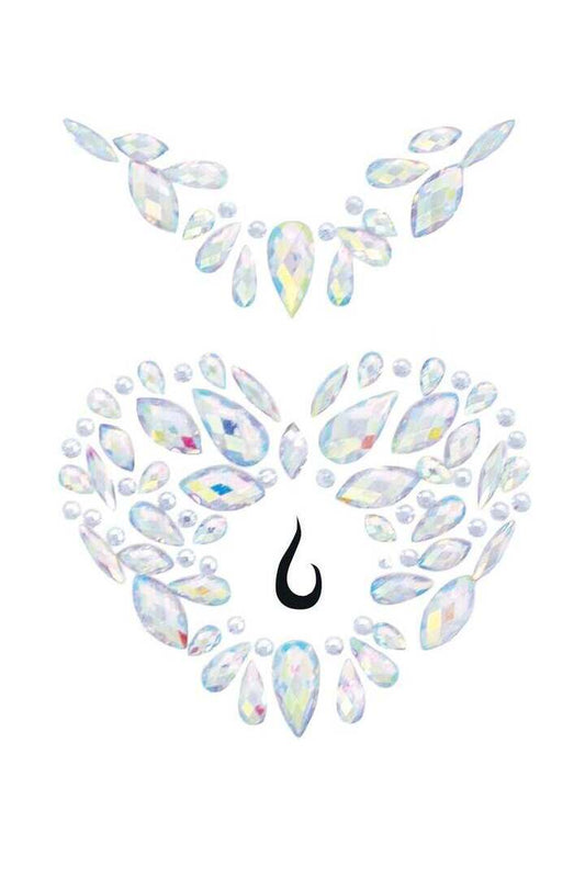 Leg Avenue Novalie Body Jewels Sticker Clear in One Size 