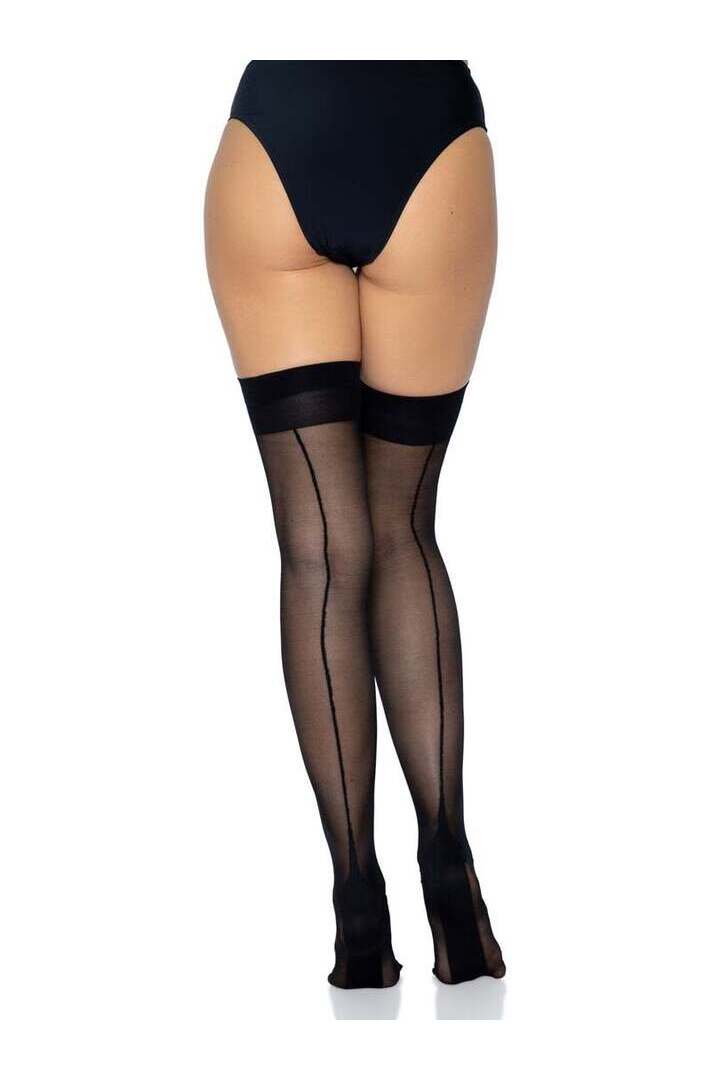Leg Avenue Paris Thigh High Stockings in One Size 9