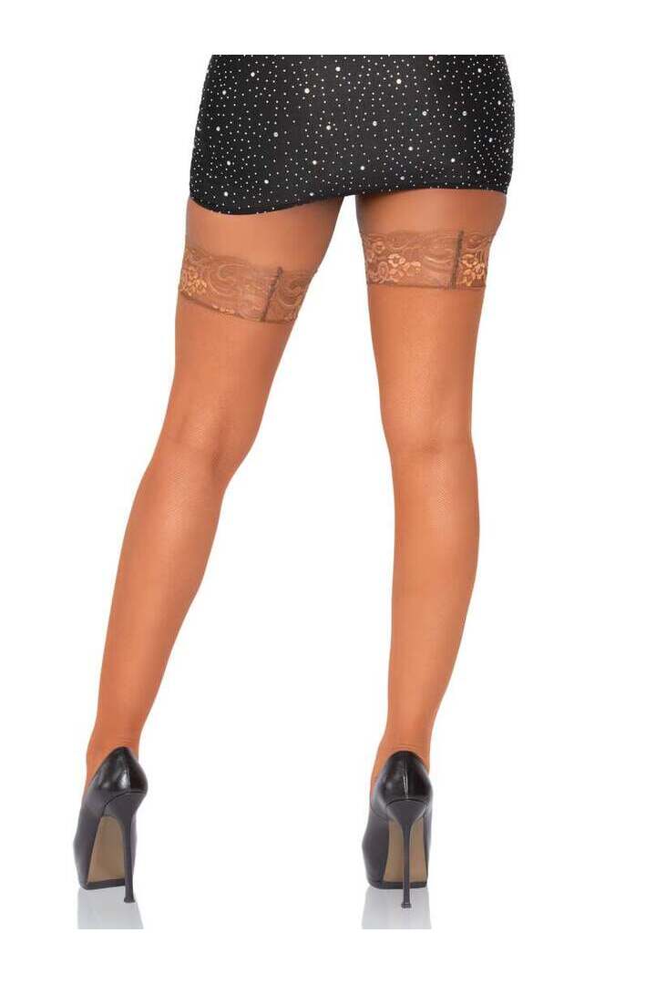 Leg Avenue Pia Micro Net Thigh Highs in One Size 8