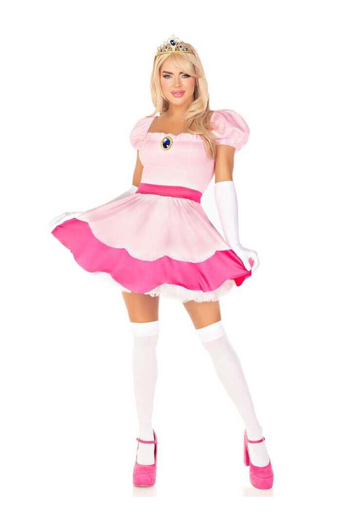 Leg Avenue Pink Princess Costume in Pink 4
