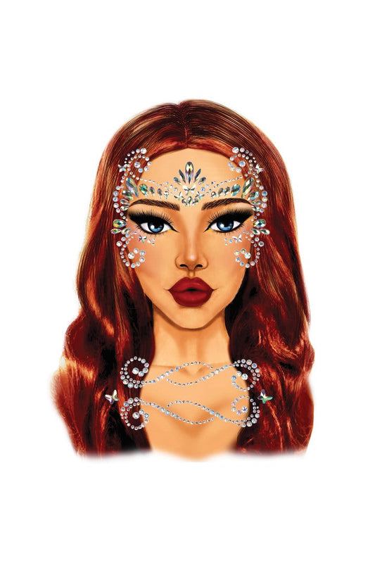 Leg Avenue Pixie Face Jewels Clear in One Size 