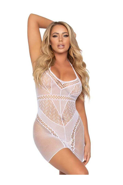 Leg Avenue Playtime Multi Net Dress in One Size 8