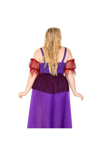 Leg Avenue Plus Black Magic Babe Costume Purple 3