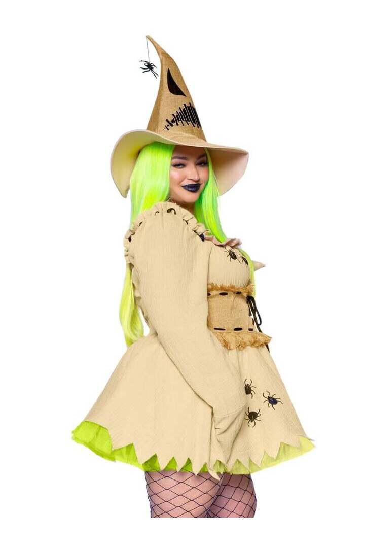 Leg Avenue Plus Bugged Out Baddie Costume in Tan 2