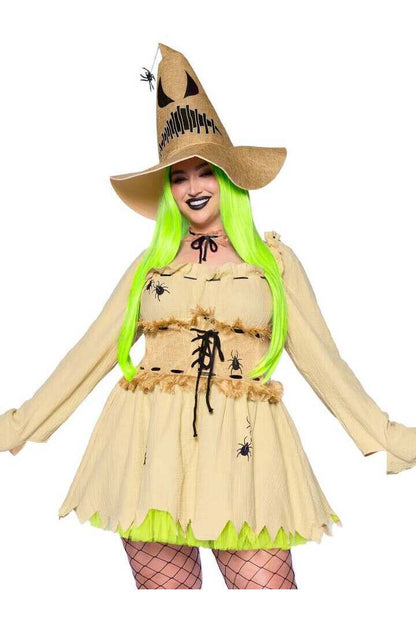 Leg Avenue Plus Bugged Out Baddie Costume in Tan 