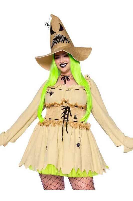 Leg Avenue Plus Bugged Out Baddie Costume in Tan 