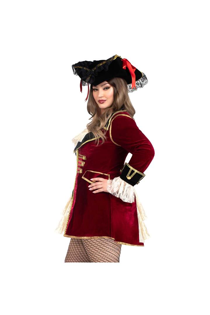 Leg Avenue Plus Captivating Captain Pirate Costume Multicolor 2