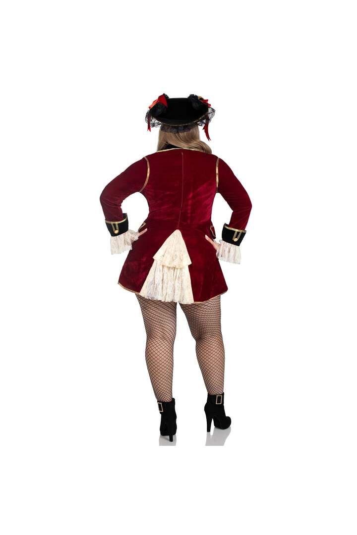 Leg Avenue Plus Captivating Captain Pirate Costume Multicolor 5