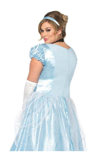 Leg Avenue Plus Classic Cinderella Costume in Blue 1