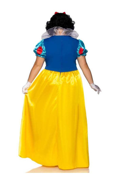 Leg Avenue Plus Classic Snow White Costume in Yellow 4