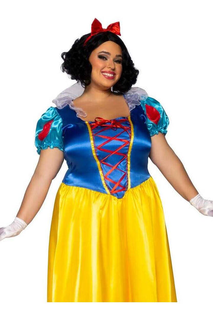 Leg Avenue Plus Classic Snow White Costume in Yellow 