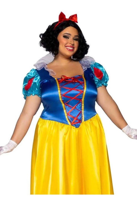 Leg Avenue Plus Classic Snow White Costume in Yellow 
