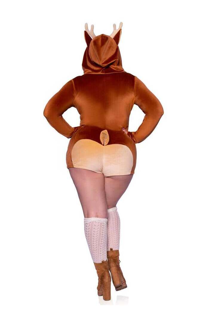 Leg Avenue Plus Comfy Fawn Costume in Brown 5