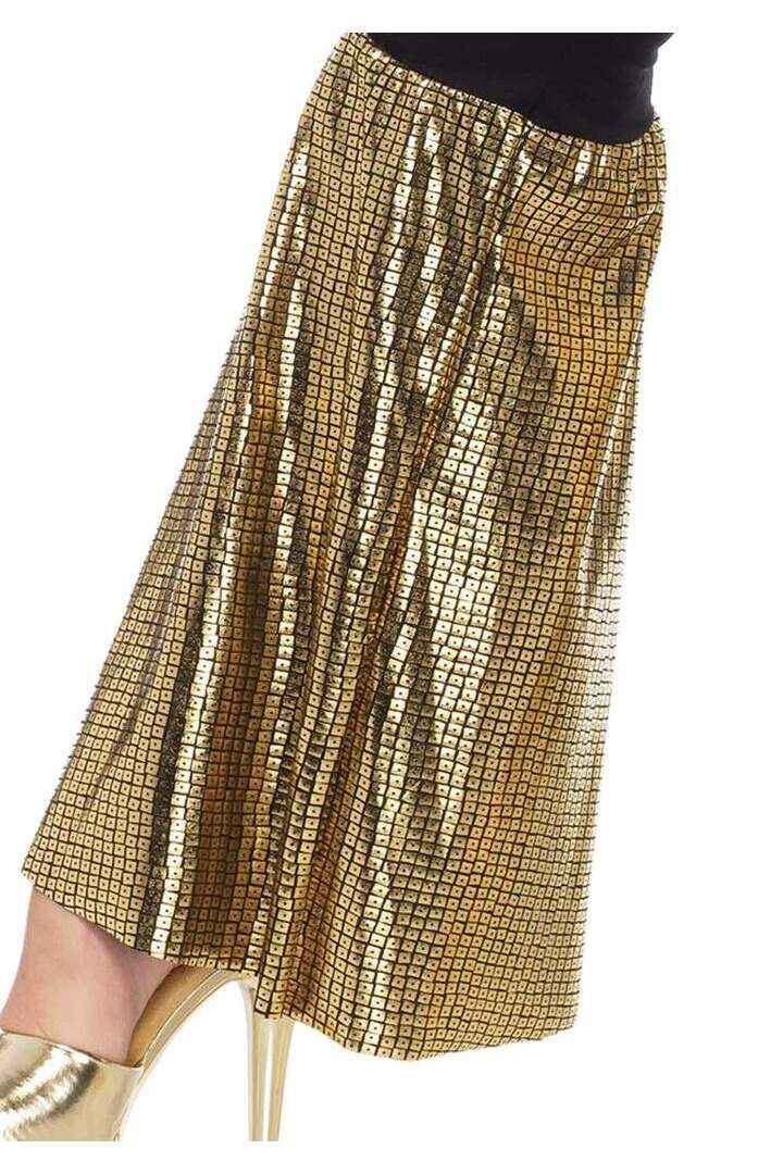 Leg Avenue Plus Disco Diva Costume in Gold 4
