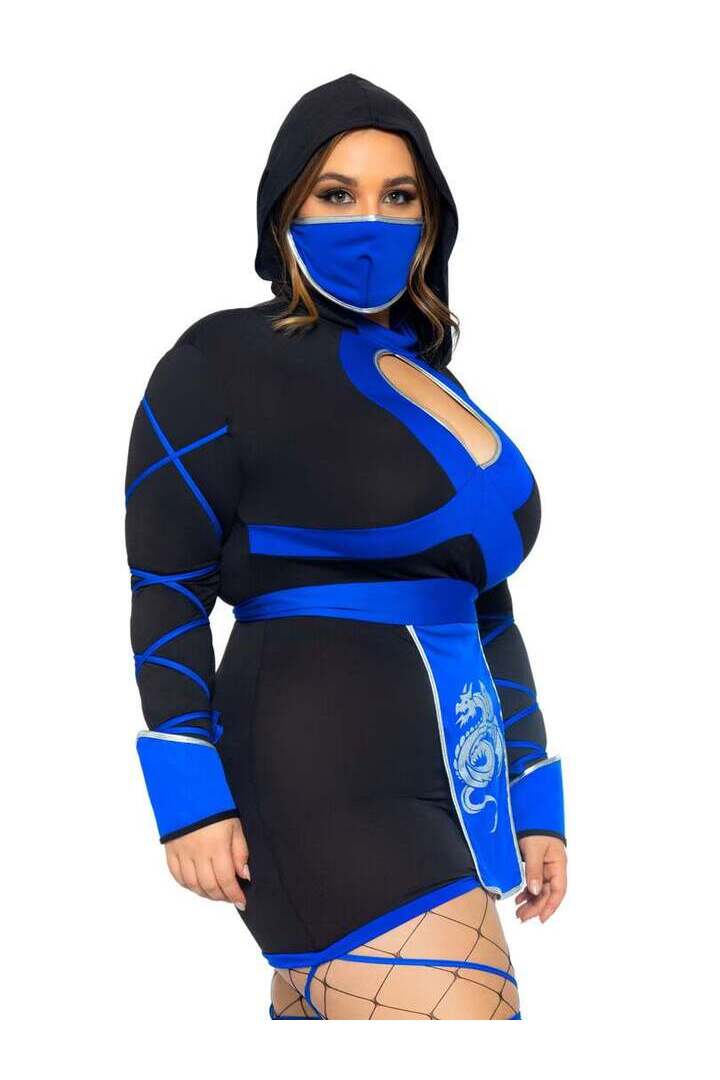 Leg Avenue Plus Dragon Ninja Costume 4