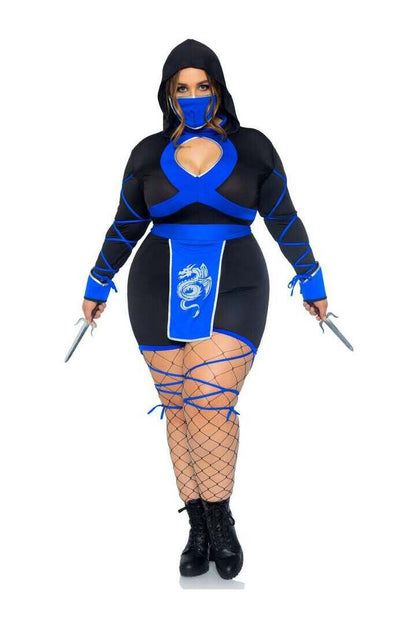 Leg Avenue Plus Dragon Ninja Costume 5