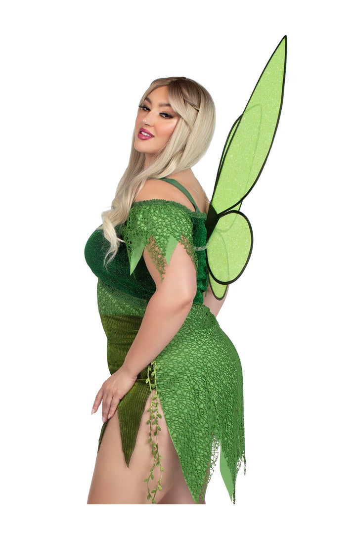 Leg Avenue Plus Forest Fairy Costume Green  1