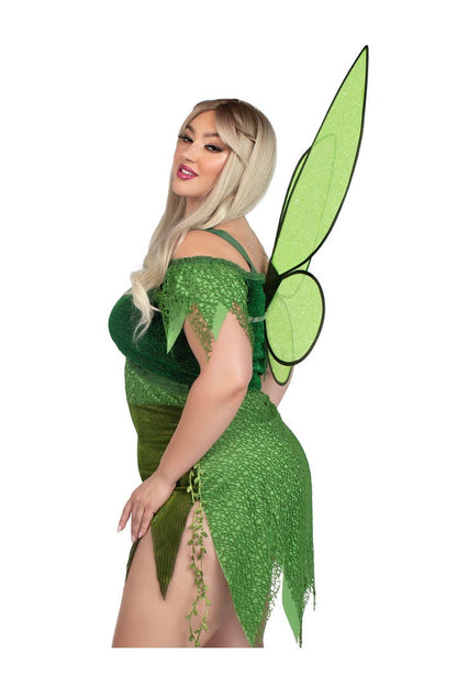 Leg Avenue Plus Forest Fairy Costume Green  1