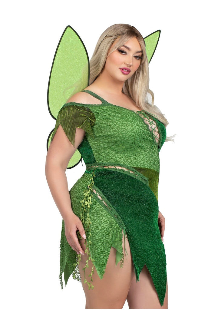 Leg Avenue Plus Forest Fairy Costume Green  2