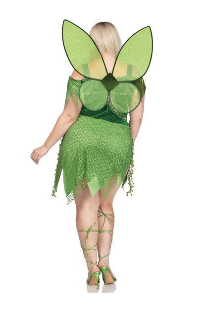 Leg Avenue Plus Forest Fairy Costume Green  4
