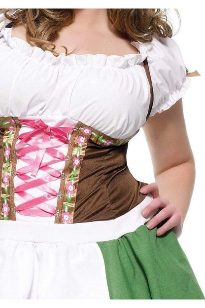 Leg Avenue Plus Gretchen Oktoberfest Costume in Brown/Green 2