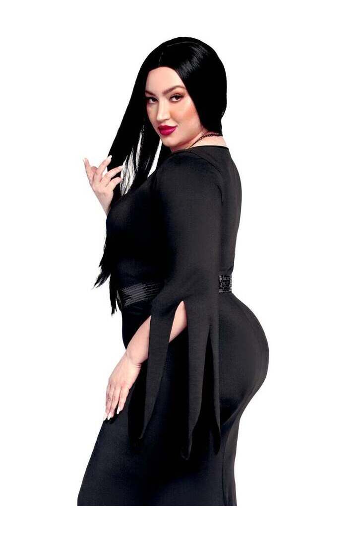 Leg Avenue Plus Immortal Mistress Costume Dress in Black 2