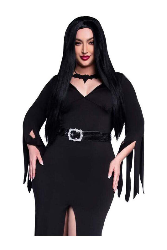Leg Avenue Plus Immortal Mistress Costume Dress in Black 