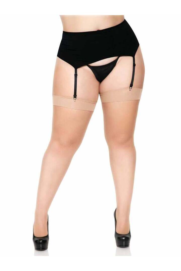 Leg Avenue Plus Kumi Net Thigh High Stockings in 1X/2X 5