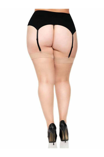 Leg Avenue Plus Kumi Net Thigh High Stockings in 1X/2X 6
