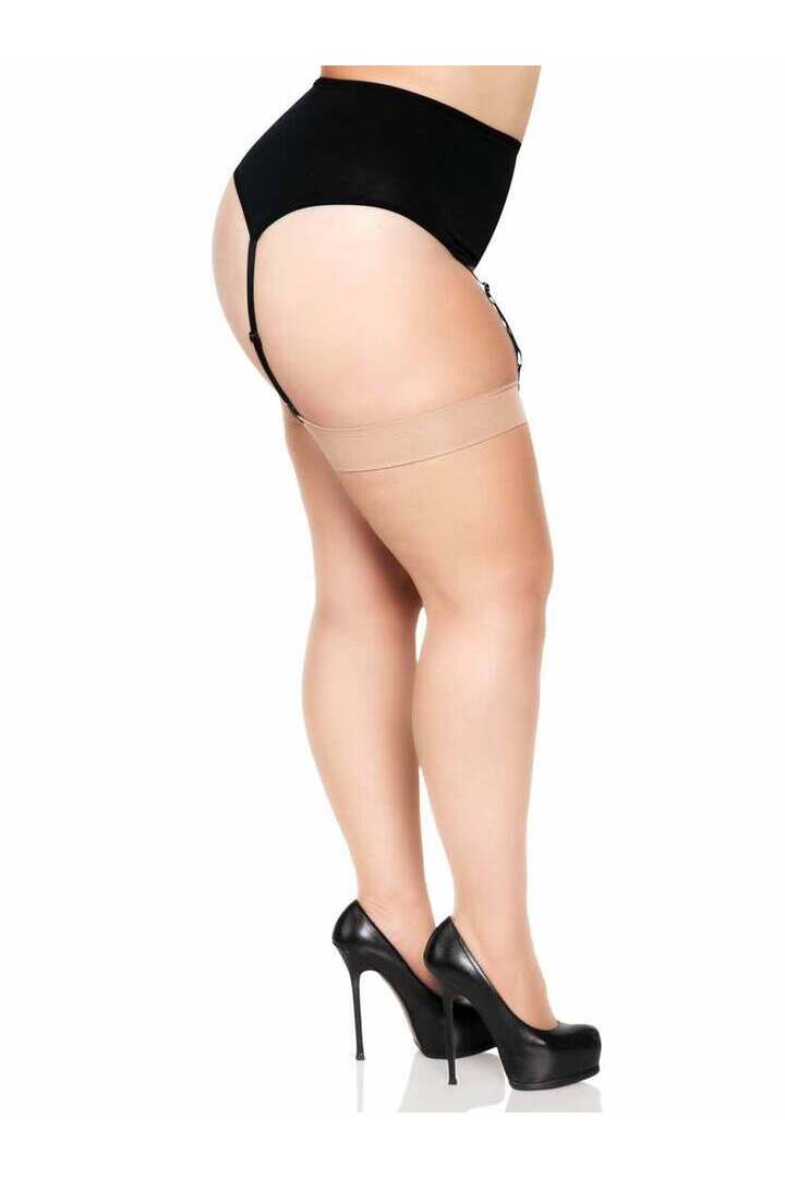 Leg Avenue Plus Kumi Net Thigh High Stockings in 1X/2X 7