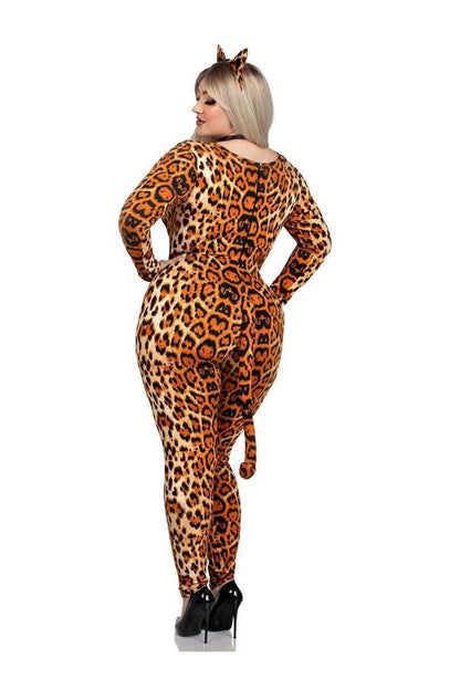 Leg Avenue Plus Leopard Print Cougar Costume in Leopard 5