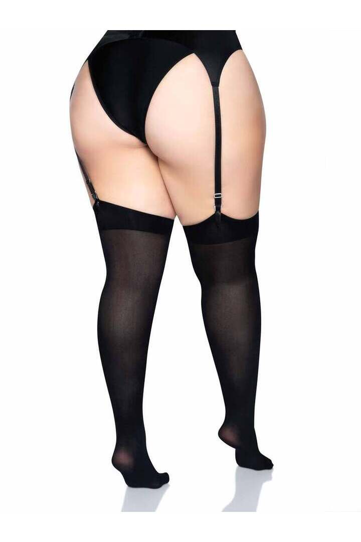 Leg Avenue Plus Luna Thigh High Stockings in Queen Size 3