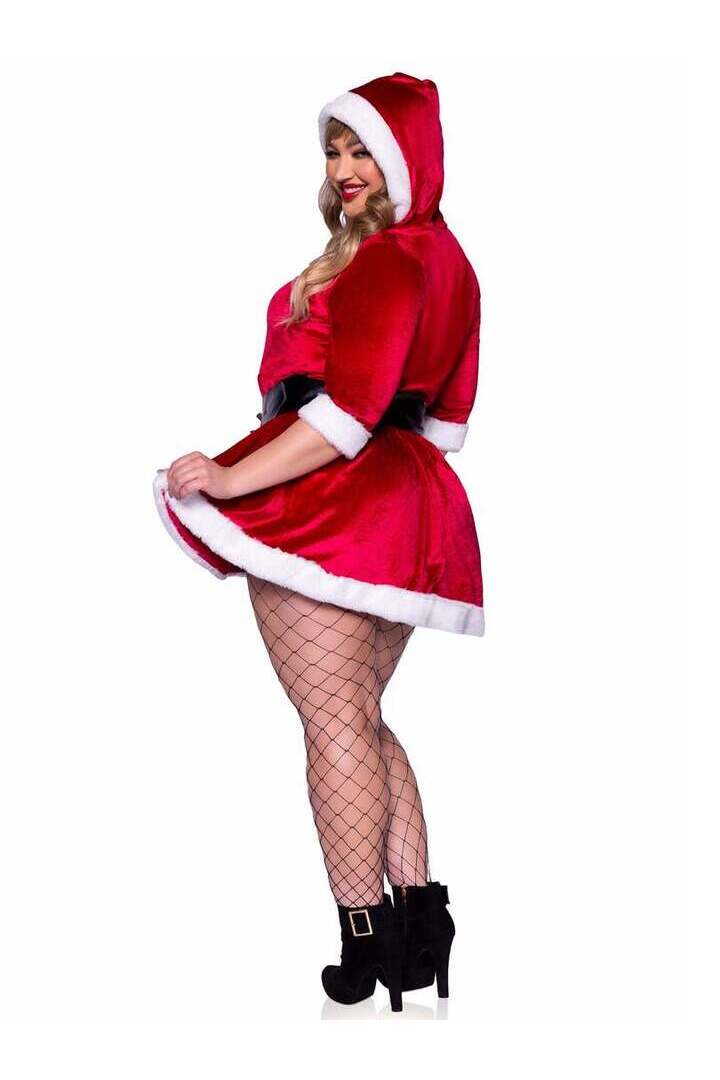 Leg Avenue Plus Mrs Claus Costume in Red/White 4