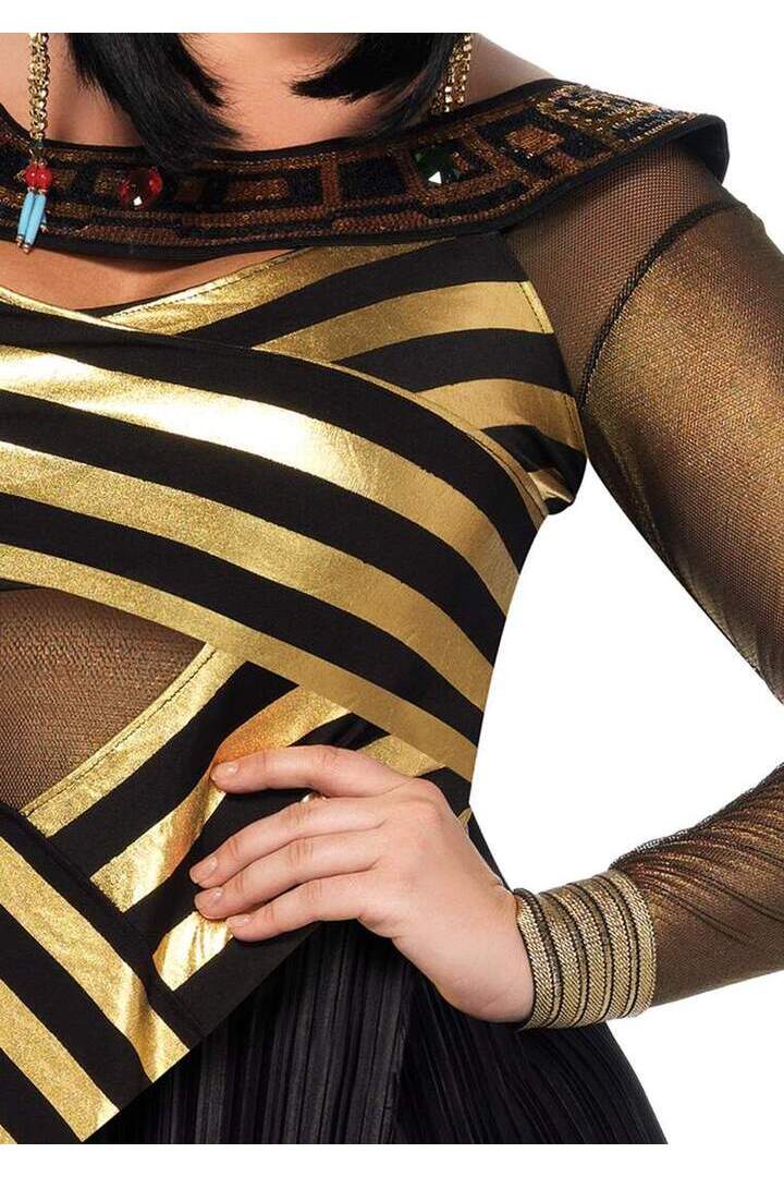Leg Avenue Plus Nile Queen Costume in Gold/Black 4