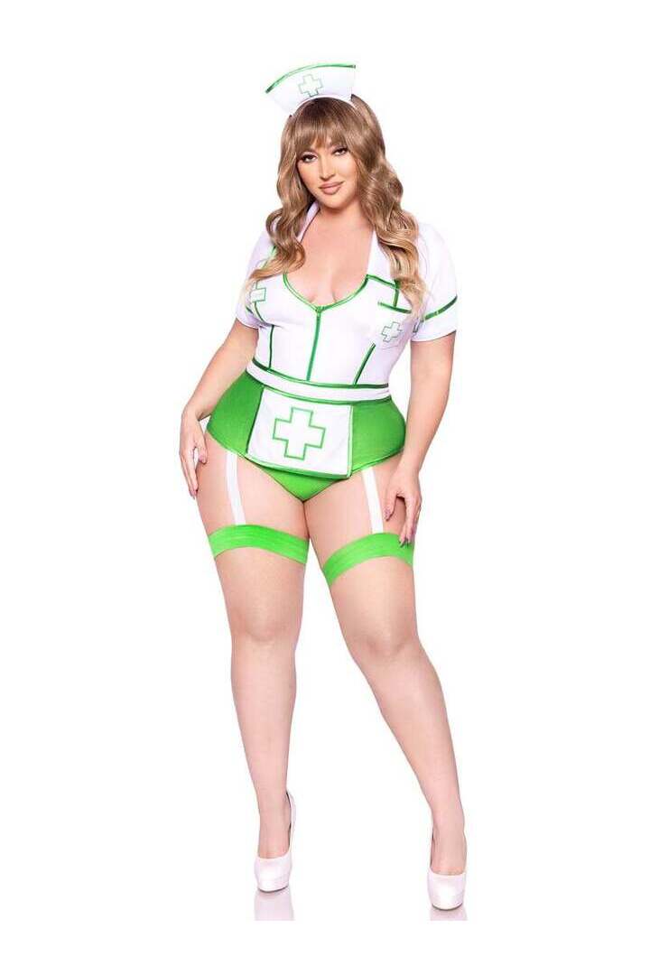 Leg Avenue Plus Nurse Feelgood Sexy Costume 2