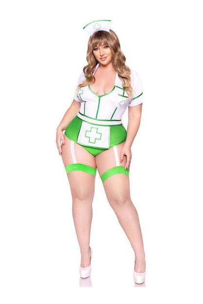 Leg Avenue Plus Nurse Feelgood Sexy Costume 2