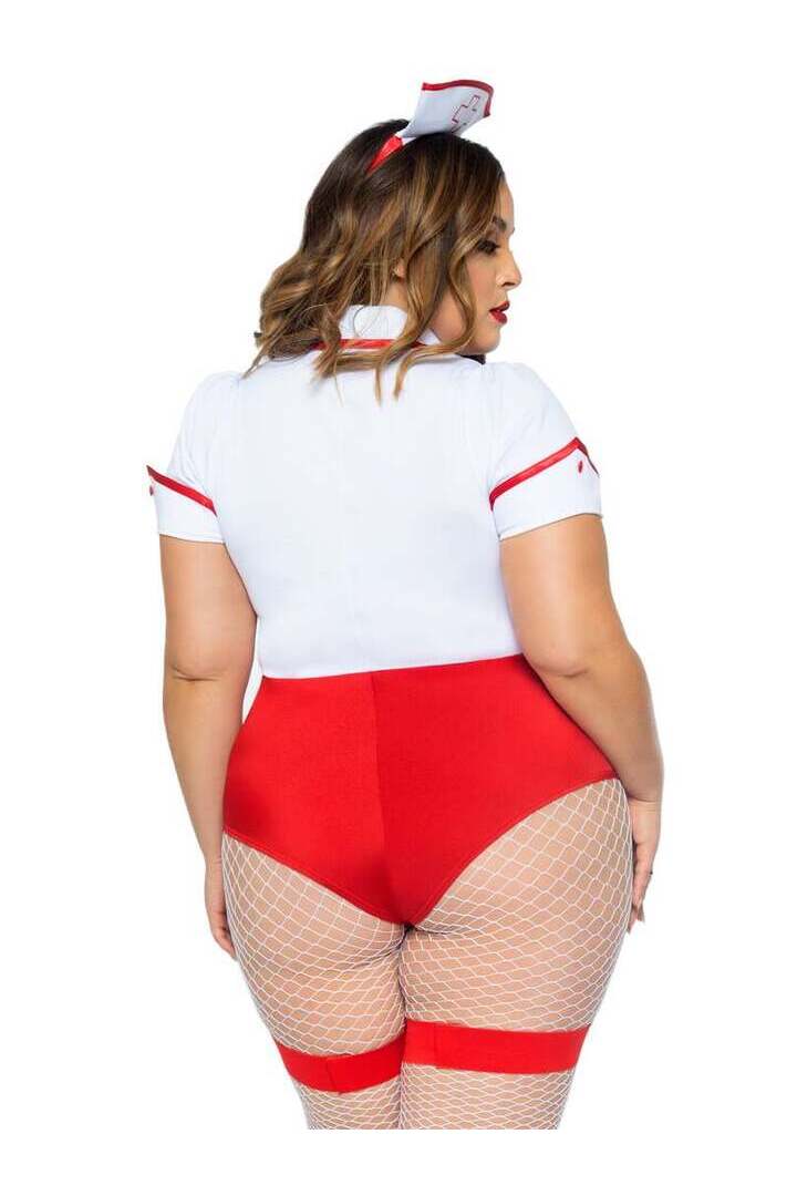 Leg Avenue Plus Nurse Feelgood Sexy Costume 5