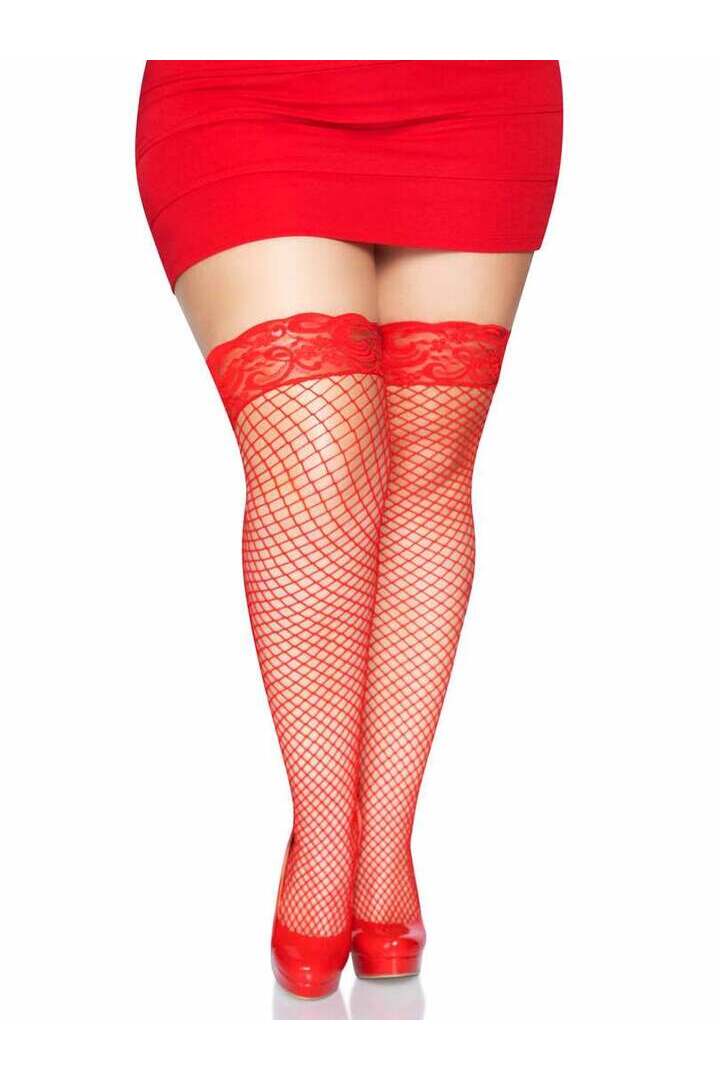 Leg Avenue Plus Nya Stay Up Thigh Highs in 1X/2X 5