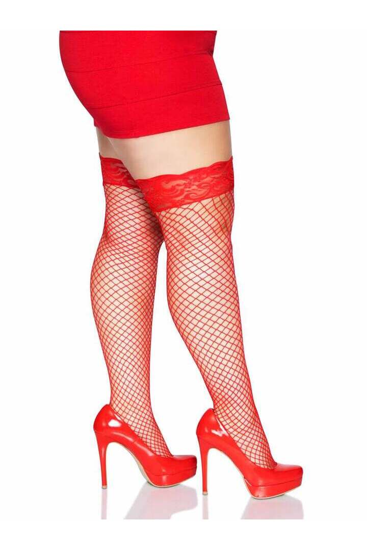 Leg Avenue Plus Nya Stay Up Thigh Highs in 1X/2X 7