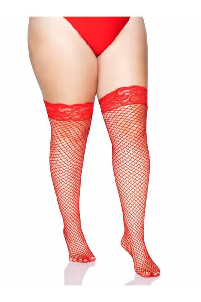 Leg Avenue Plus Nya Stay Up Thigh Highs in 1X/2X 8