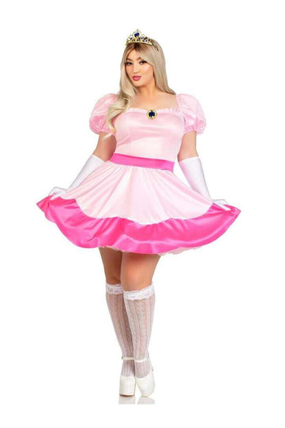 Leg Avenue Plus Pink Princess Costume in Pink 4