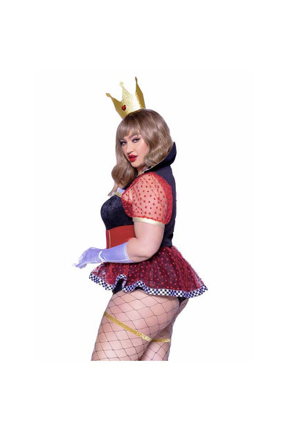 Leg Avenue Plus Ravishing Red Queen Costume Red/Black 2