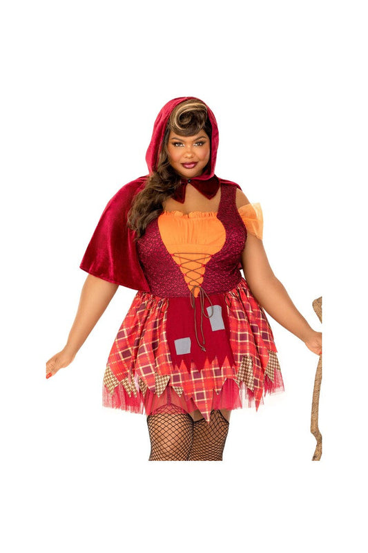 Leg Avenue Plus Salem Sweetie Costume Orange 