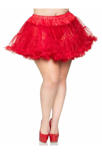 Leg Avenue Plus Size Layered Tulle Petticoat Costume Skirt in 1X/2X 6
