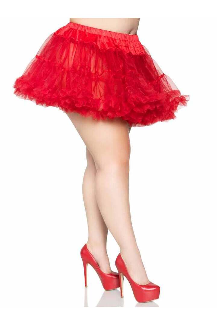 Leg Avenue Plus Size Layered Tulle Petticoat Costume Skirt in 1X/2X 8