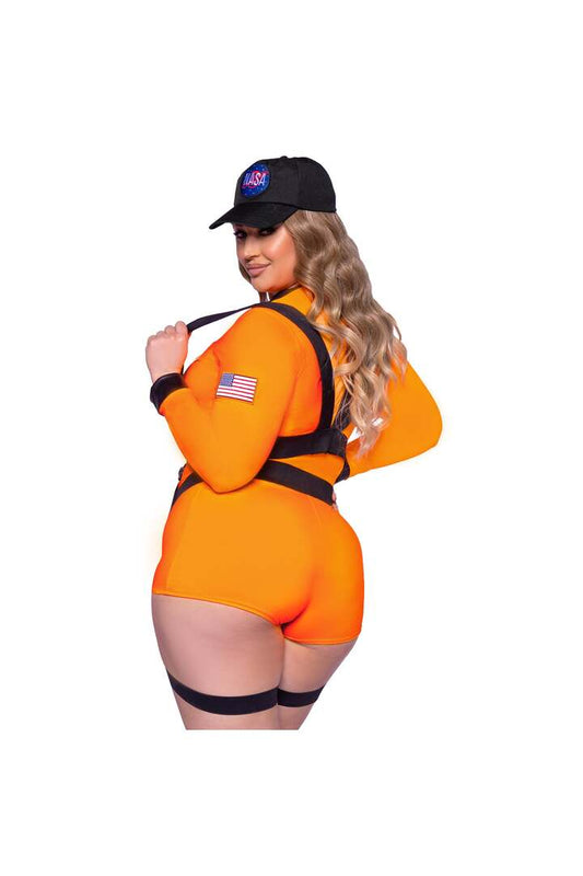 Leg Avenue Plus Space Commander Costume Orange 1