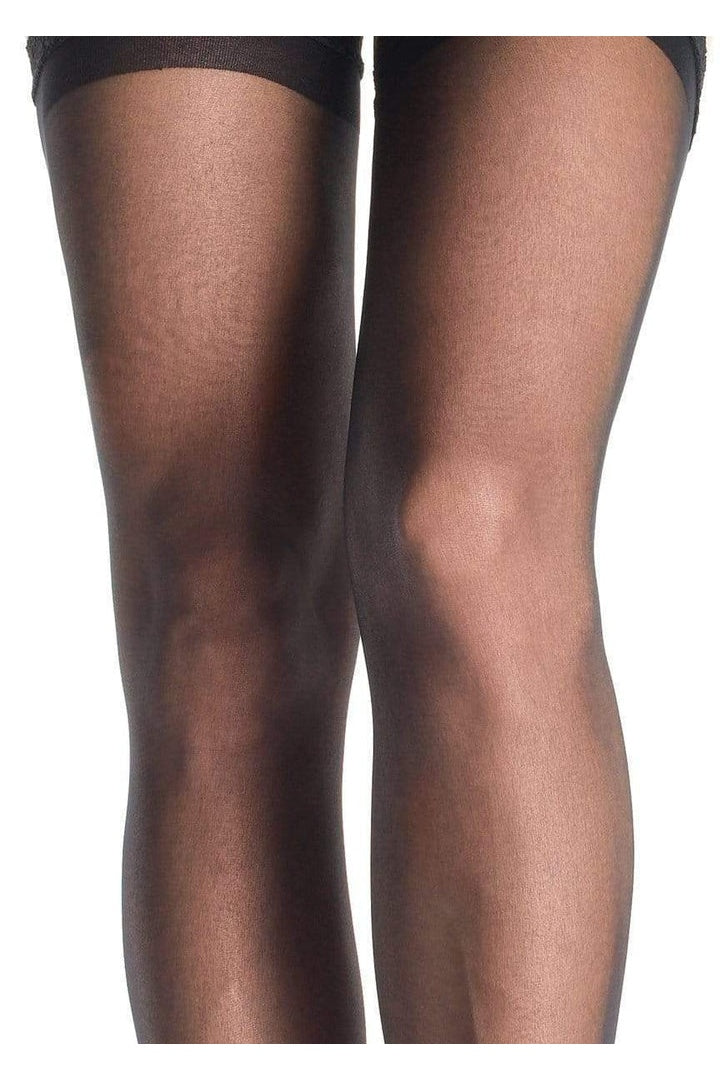 Leg Avenue Plus Thea Garter Belt Thigh Highs Black in Queen Size  1